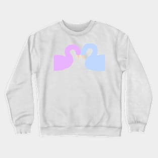 Summer Swans | Cute Clothing | Abelia Rose Crewneck Sweatshirt